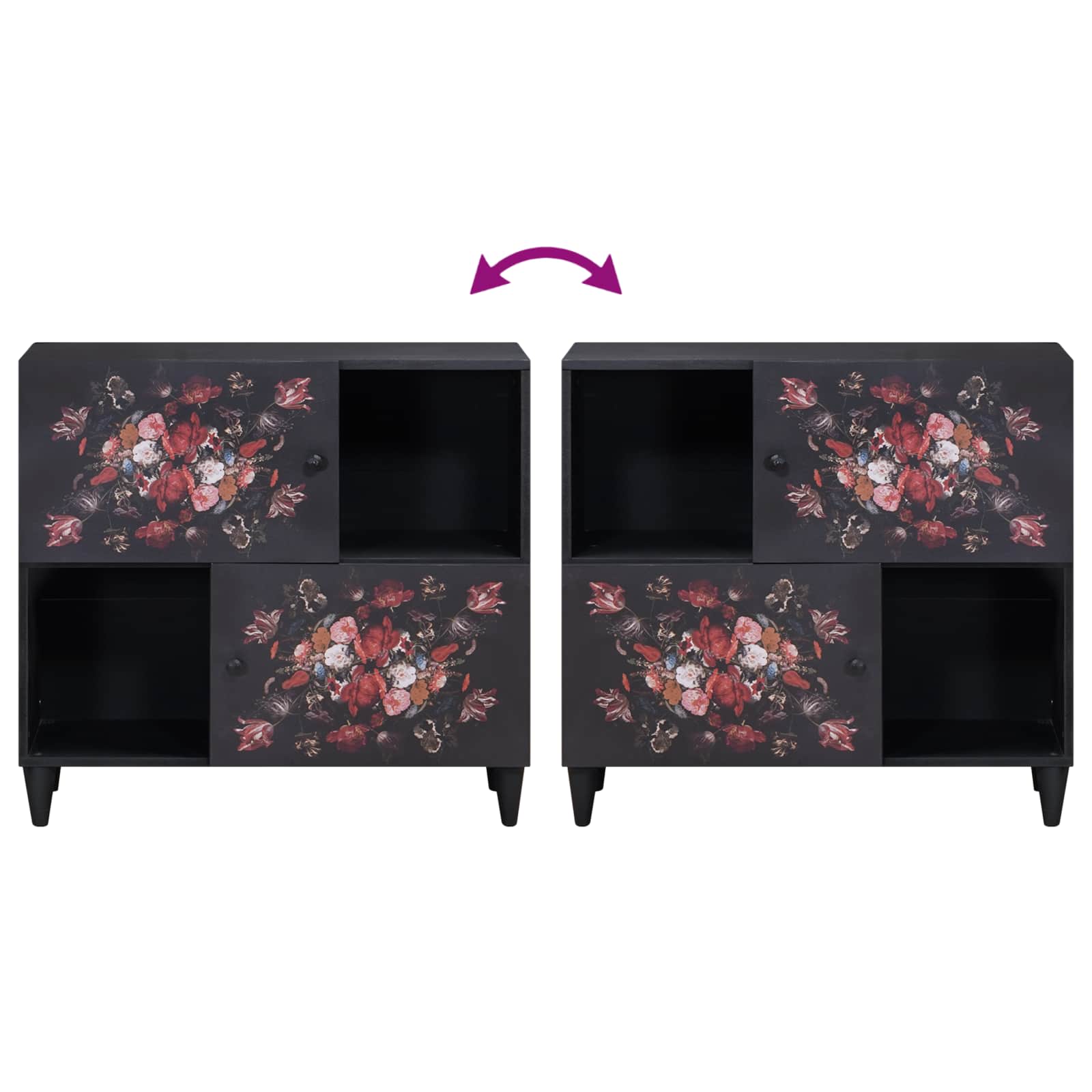 Armoires de rangement avec porte Multicolore 80 x 33,5 x 75 cm - XIOS