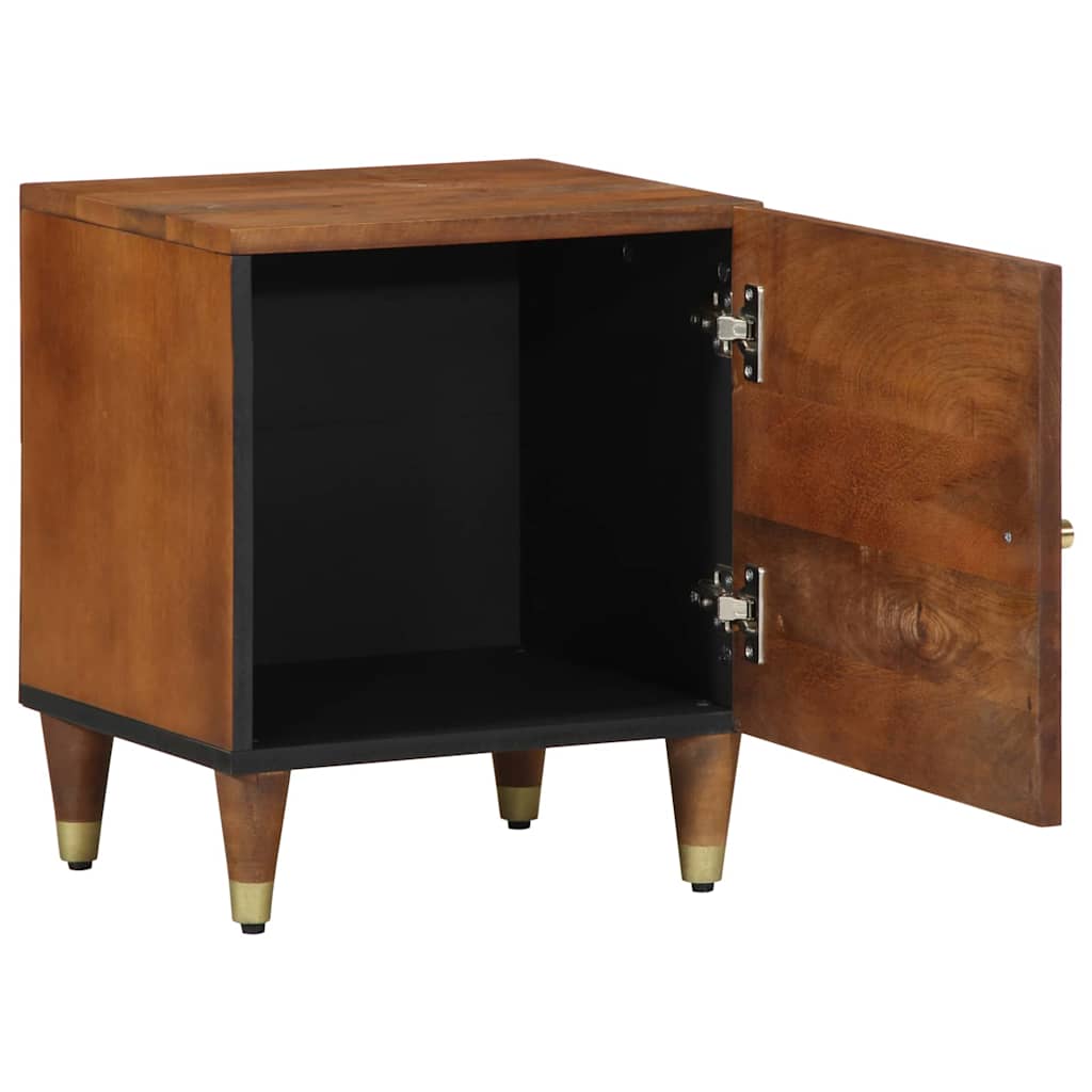 Cabinet de chevet avec porte marron miel 40 x 33 x 46 cm - XIOS