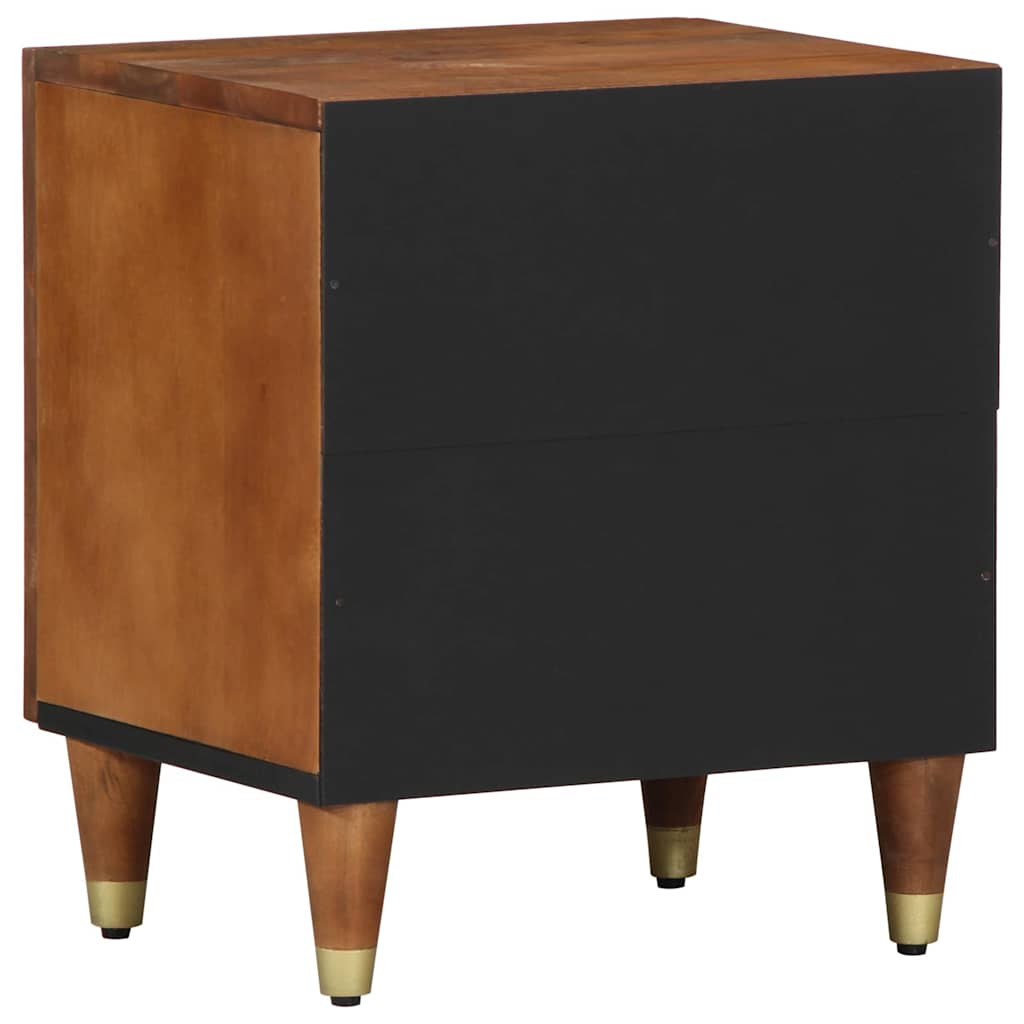 Cabinet de chevet avec porte marron miel 40 x 33 x 46 cm - XIOS