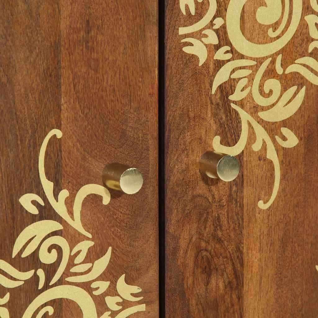 Buffet Marron 60 x 33.5 x 75 cm Bois de manguier massif - XIOS