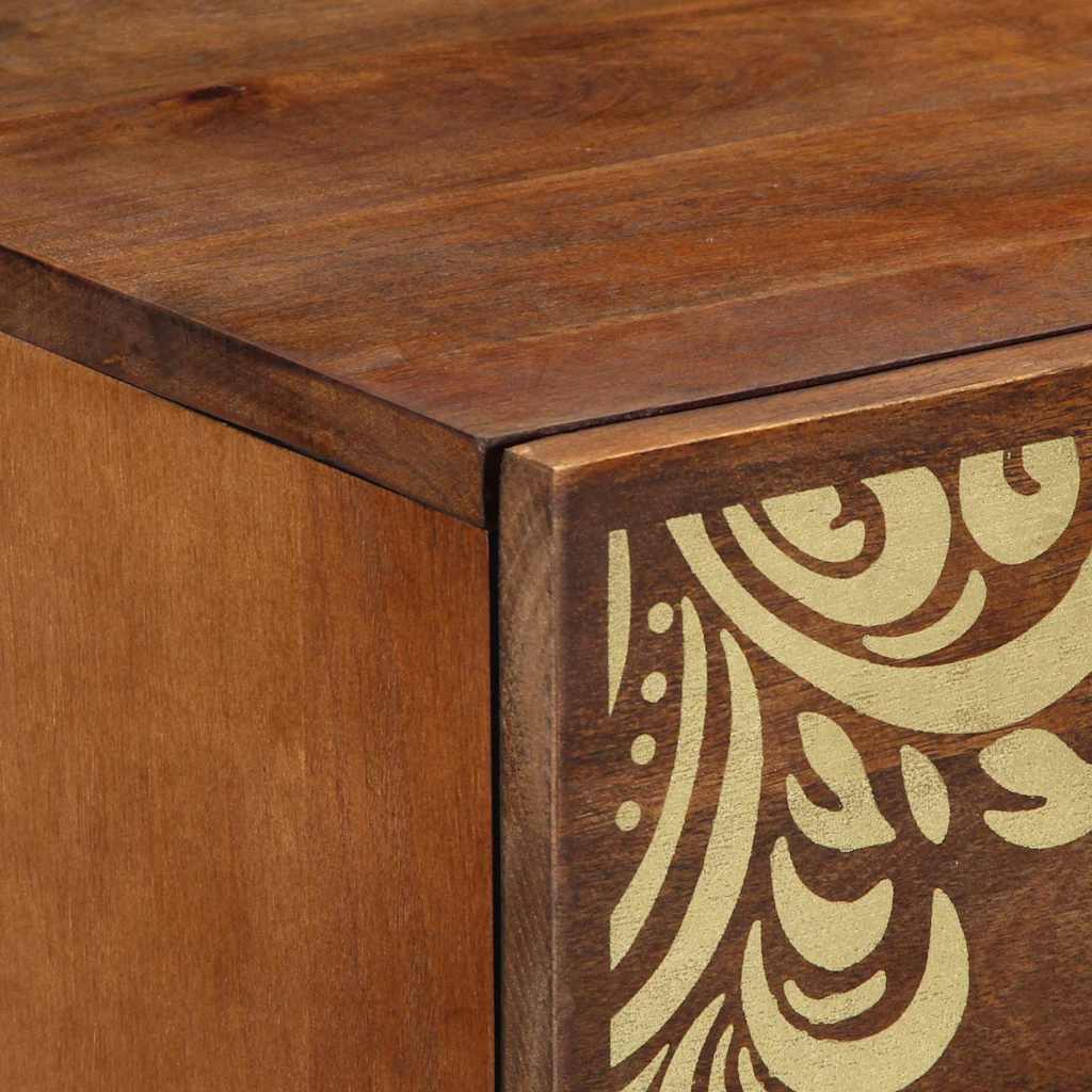 Buffet Marron 60 x 33.5 x 75 cm Bois de manguier massif - XIOS