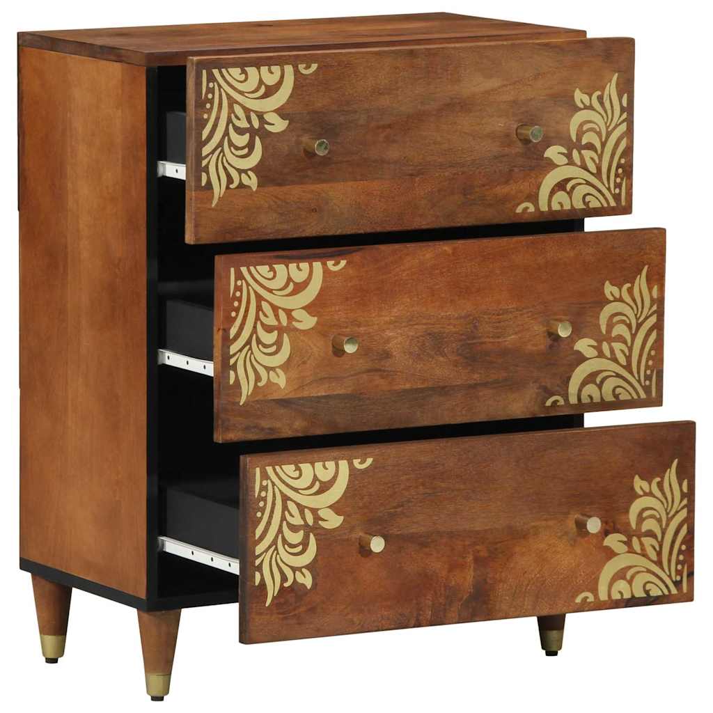 Buffet Marron 60 x 33.5 x 75 cm Bois de manguier massif - XIOS