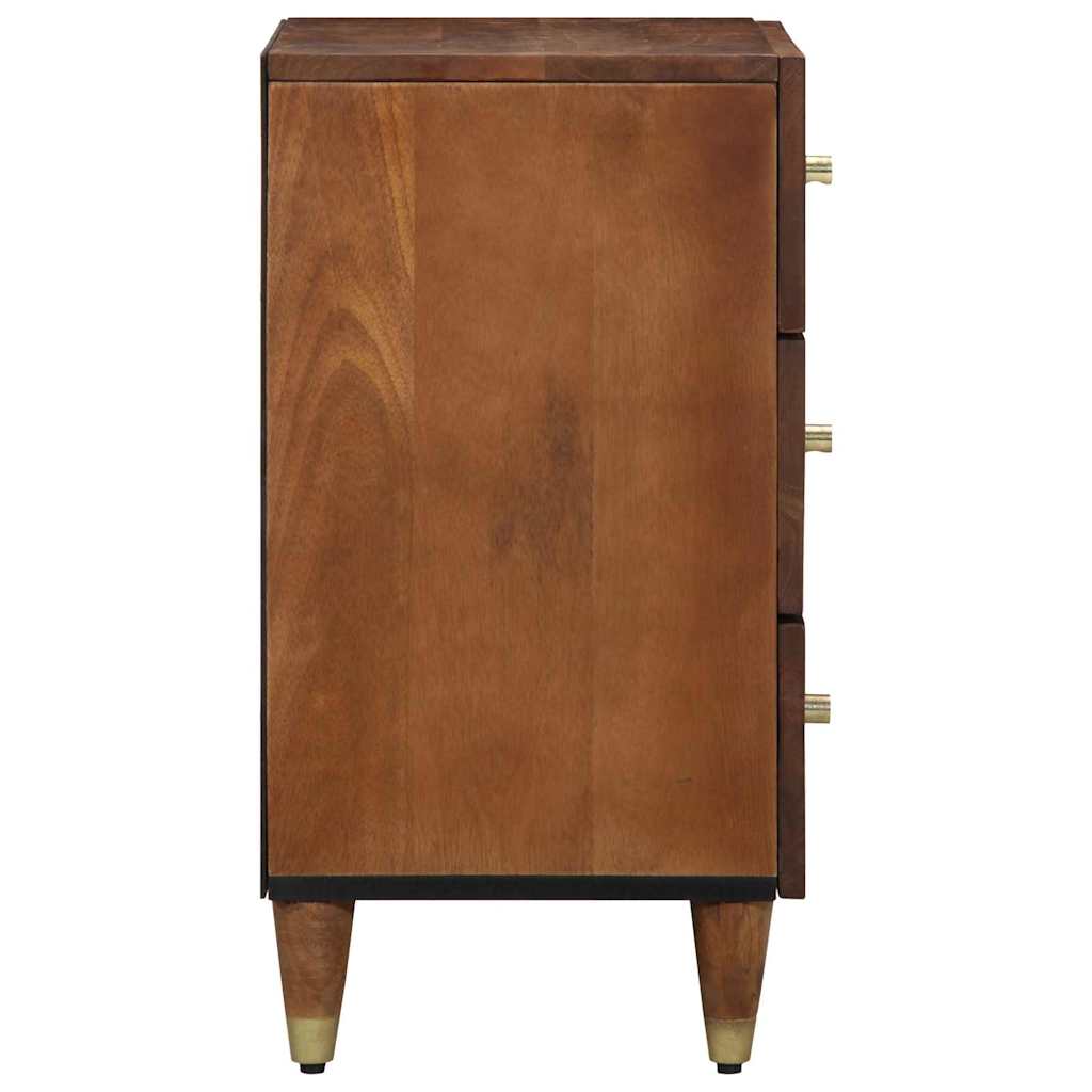 Cabinet de chevet avec tiroir marron miel 50 x 33 x 62 cm - XIOS