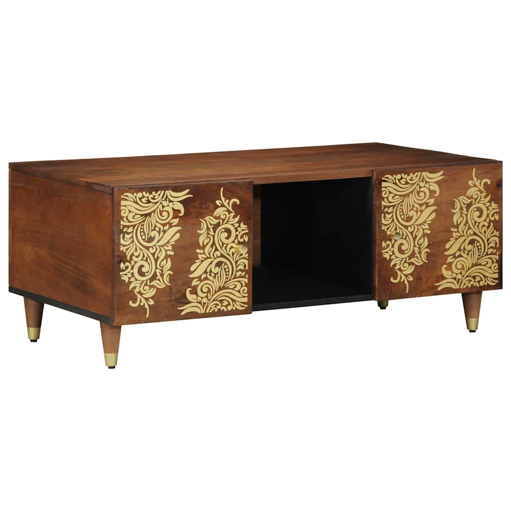 Table basse marron miel 100 x 54 x 40 cm - XIOS