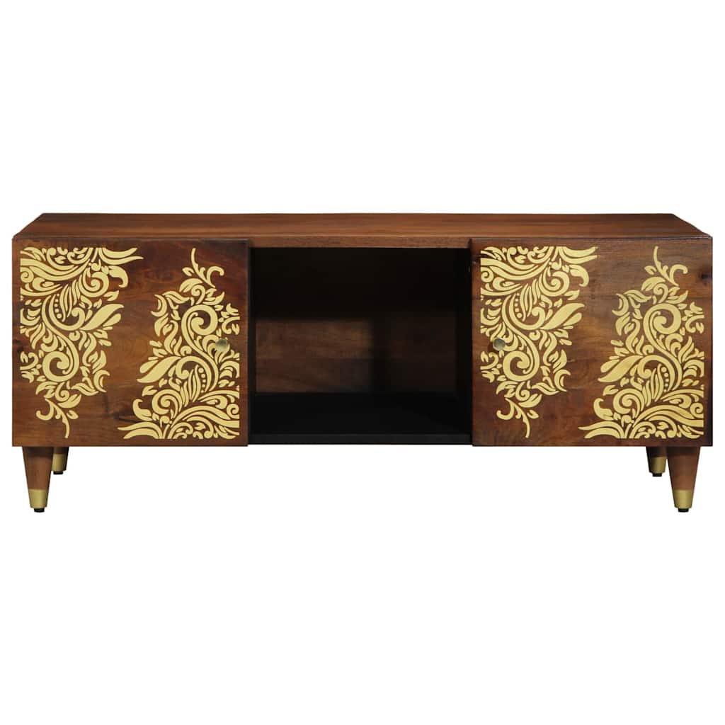 Table basse marron miel 100 x 54 x 40 cm - XIOS