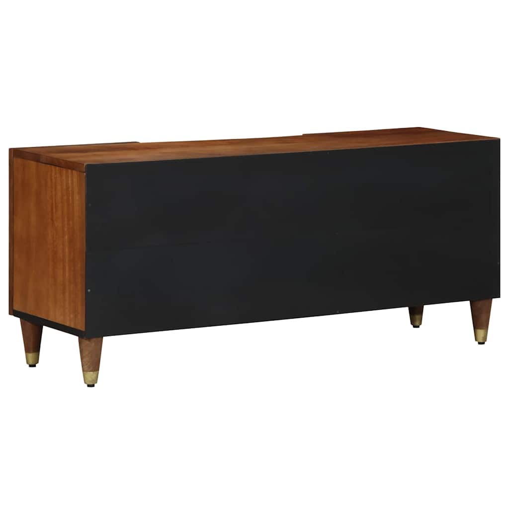 Cabinet TV Marron 105 x 33.5 x 46 cm Bois de manguier massif XIOS