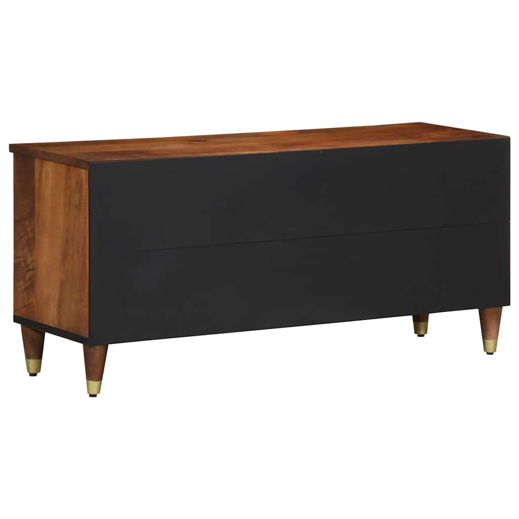 Meuble TV Marron 100 x 33.5 x 46 cm Bois de manguier massif XIOS
