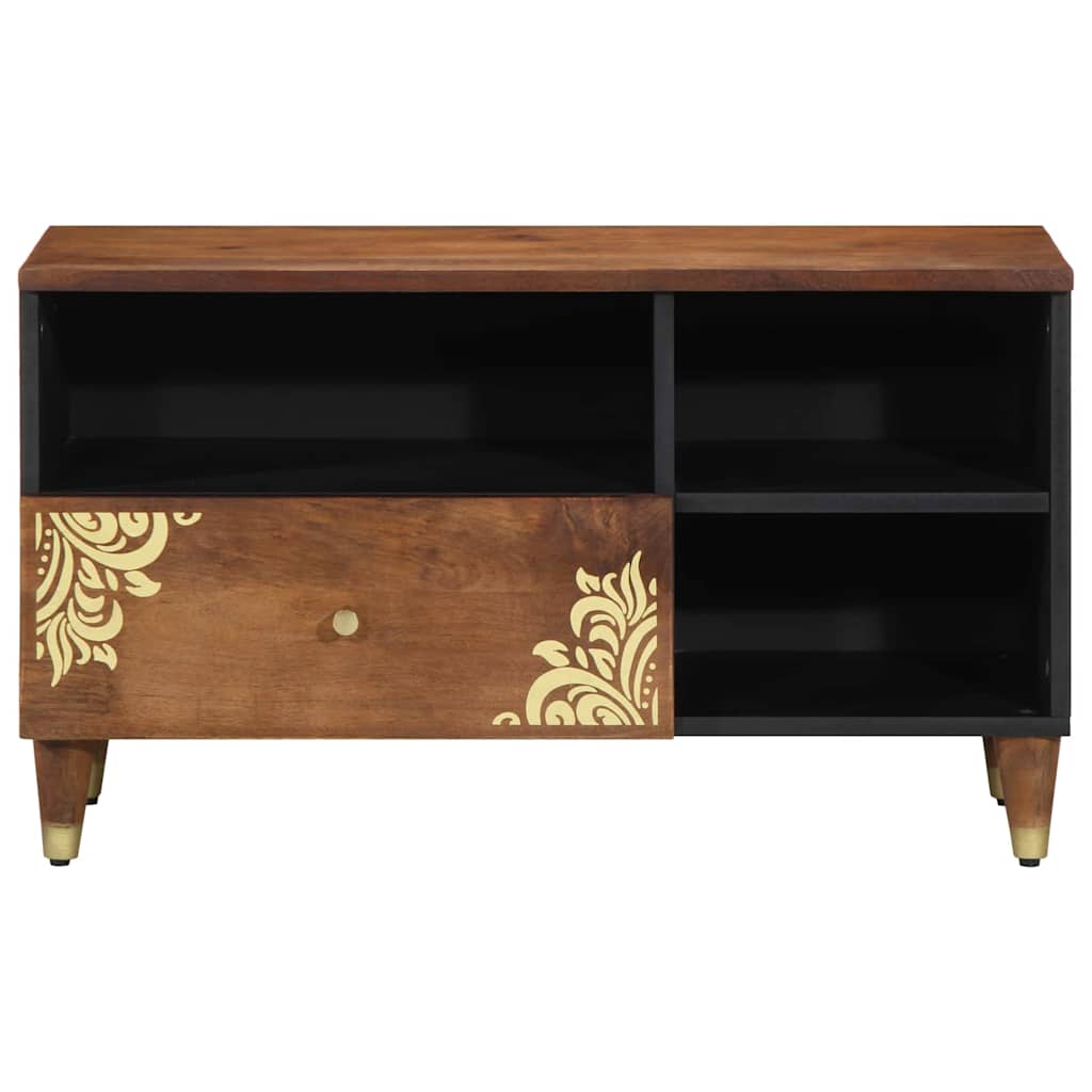 Meuble TV Marron 80 x 33.5 x 46 cm Bois de manguier massif XIOS