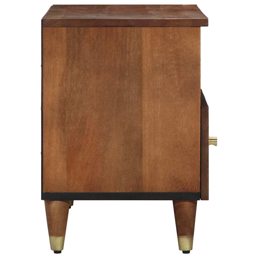 Meuble TV Marron 80 x 33.5 x 46 cm Bois de manguier massif XIOS