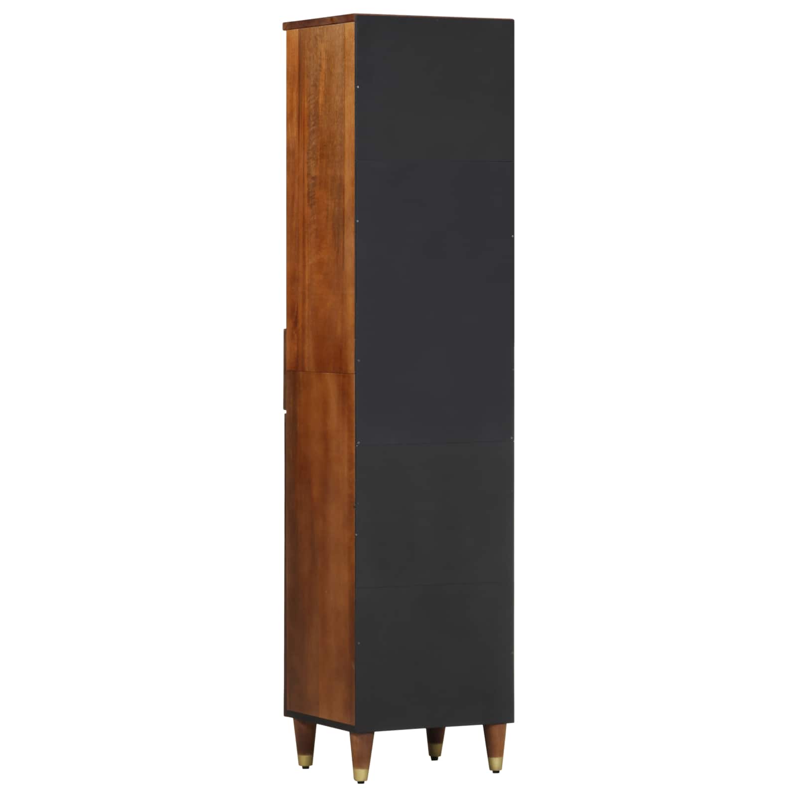 Armoire de salle de bain marron miel 38 x 33 x 160 cm