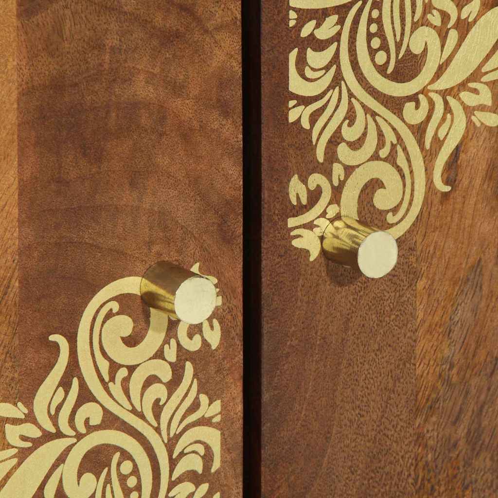 Buffet Marron 60 x 33 x 75 cm Bois de manguier massif XIOS