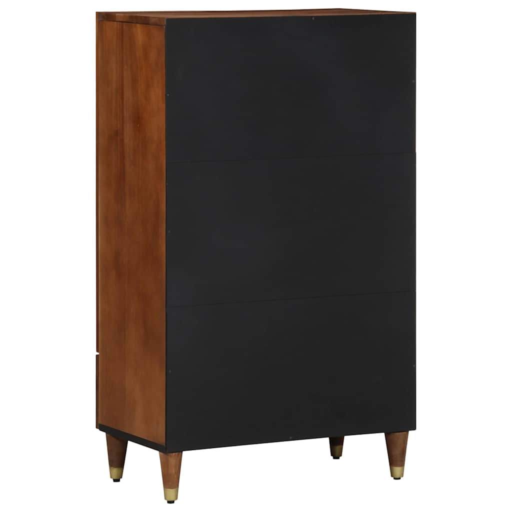 Haut Armoire Marron 60 x 33.5 x 100 cm Bois de manguier massif - XIOS