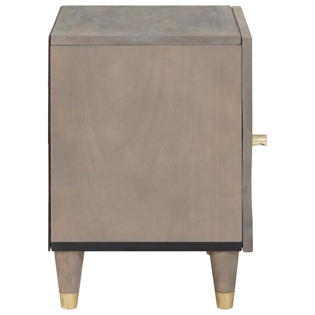 Cabinet de chevet avec porte Gris 40 x 33 x 46 cm - XIOS