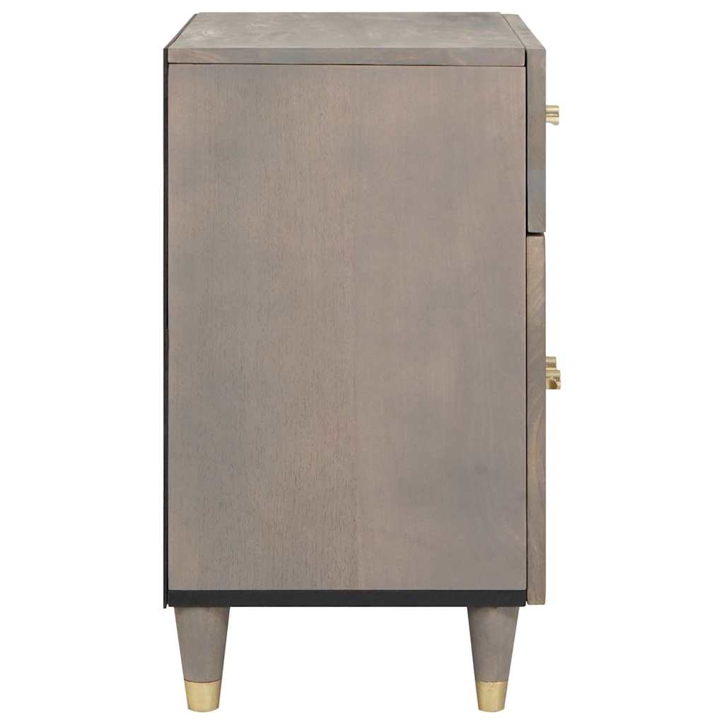 Cabinet de chevet avec porte avec tiroir Gris 50 x 33 x 60 cm - XIOS