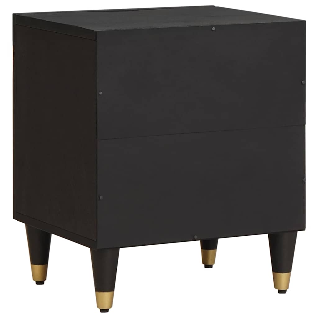 Cabinet de chevet avec porte Noir 40 x 33 x 46 cm - XIOS