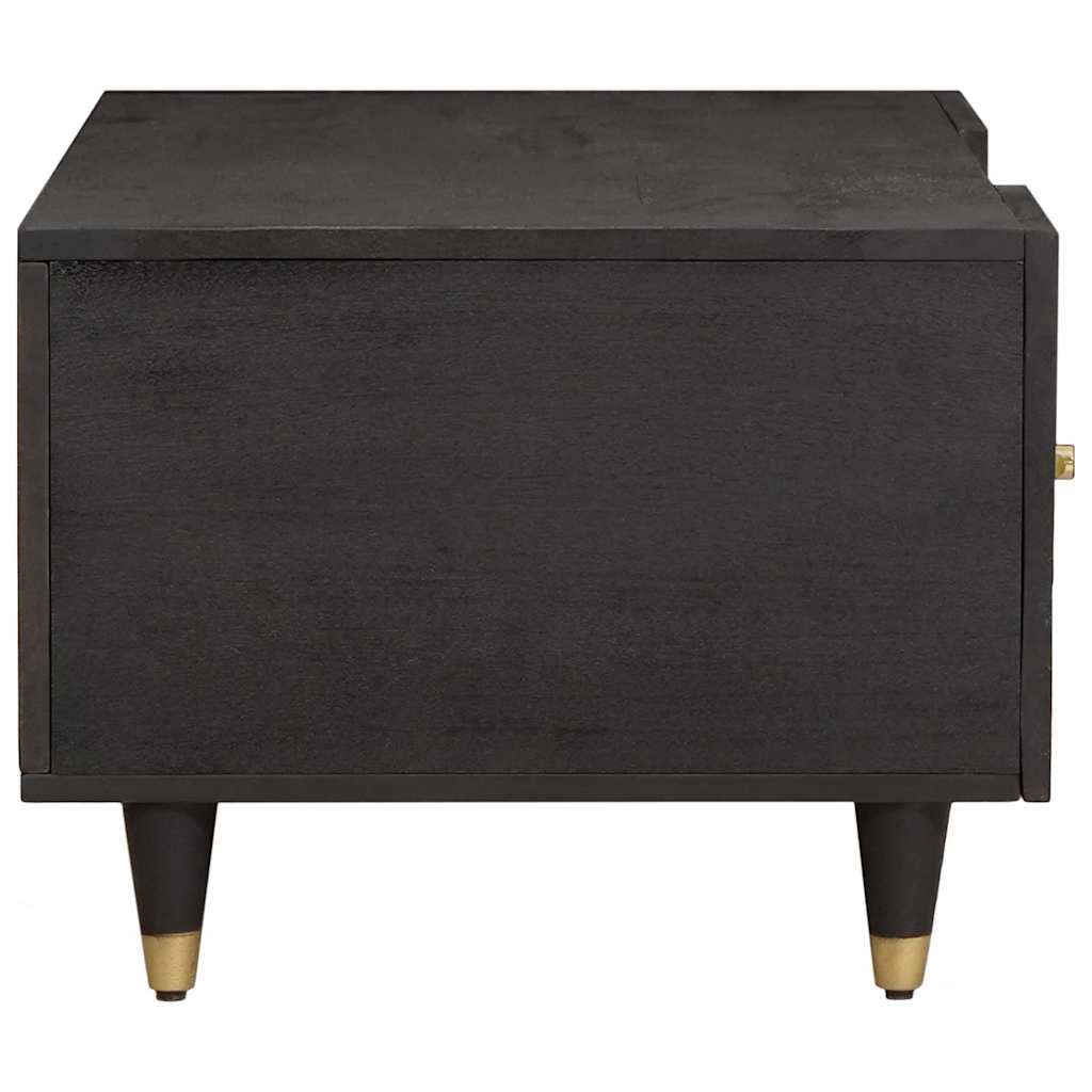 Table basse Noir 100 x 54 x 40 cm Bois de mangue massif - XIOS