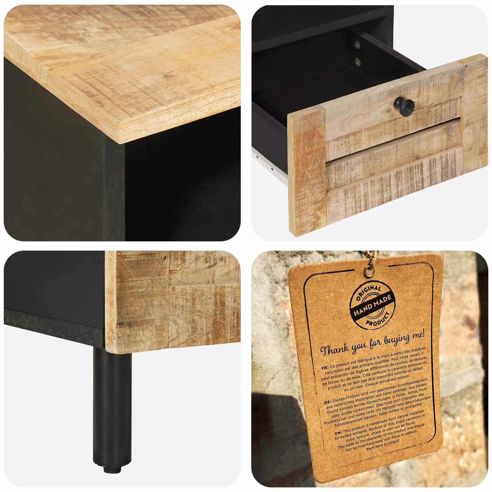 Armoires de rangement Naturel 70 x 33 x 46 cm