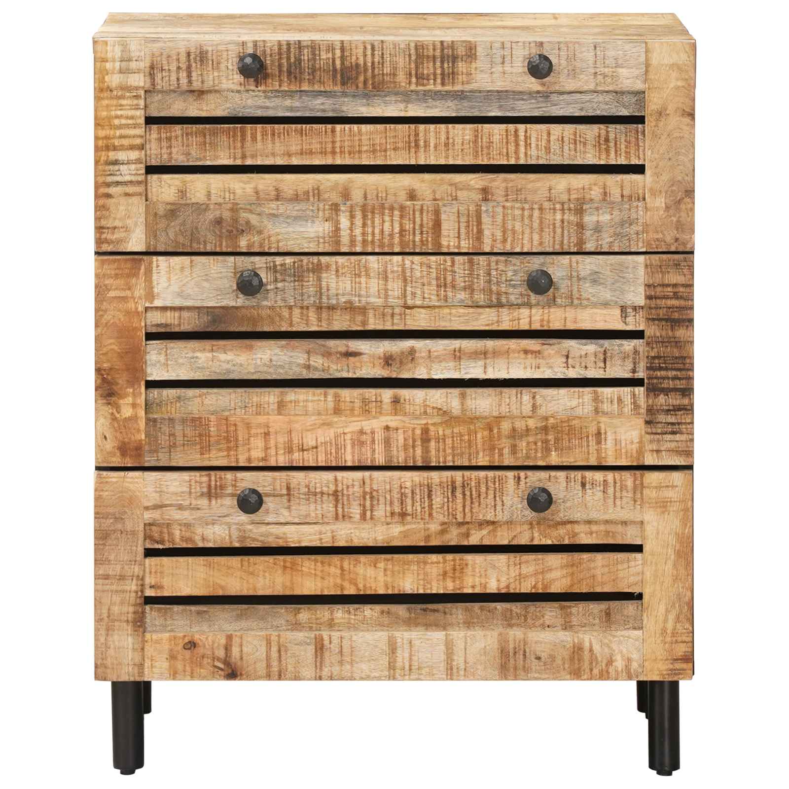 Armoires de rangement 60 x 33 x 75 cm Bois de mangue massif