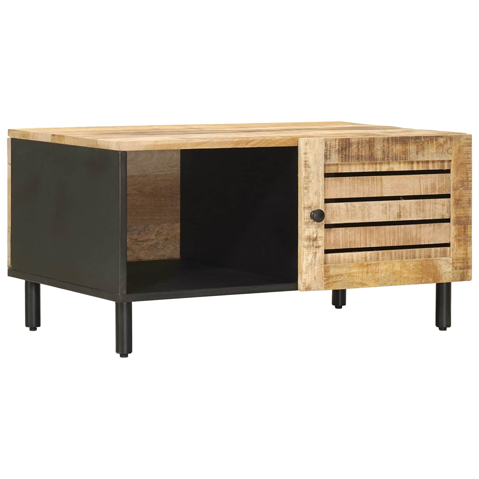 Table basse Naturel 80 x 50 x 40 cm Bois de mangue massif