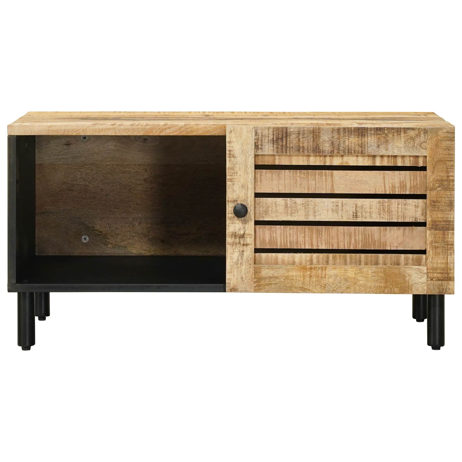 Table basse Naturel 80 x 50 x 40 cm Bois de mangue massif