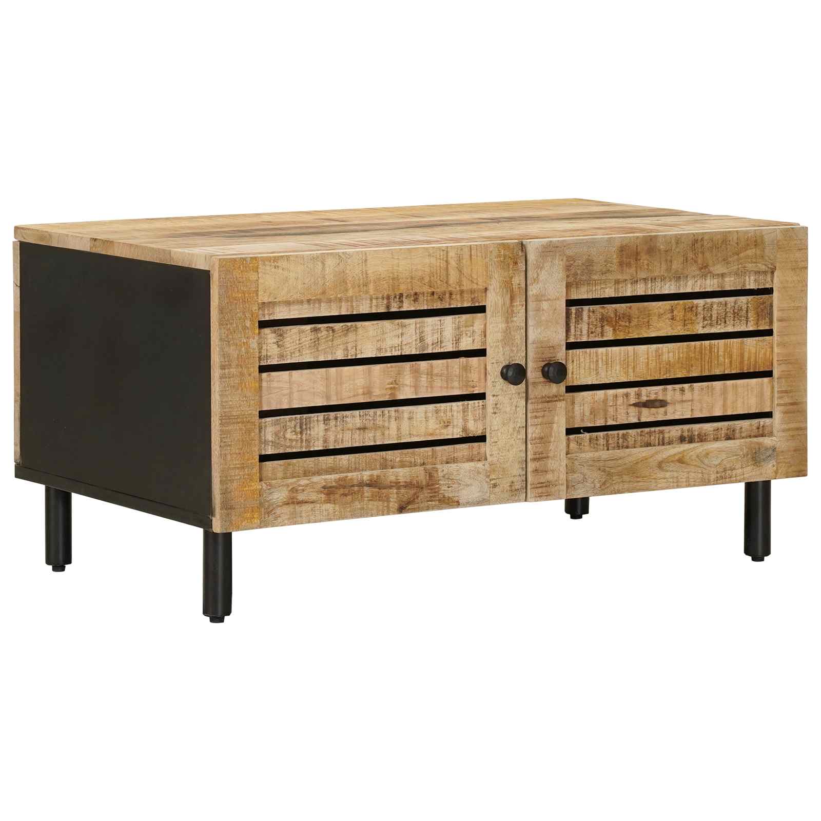 Table basse Naturel 80 x 50 x 40 cm Bois de mangue massif