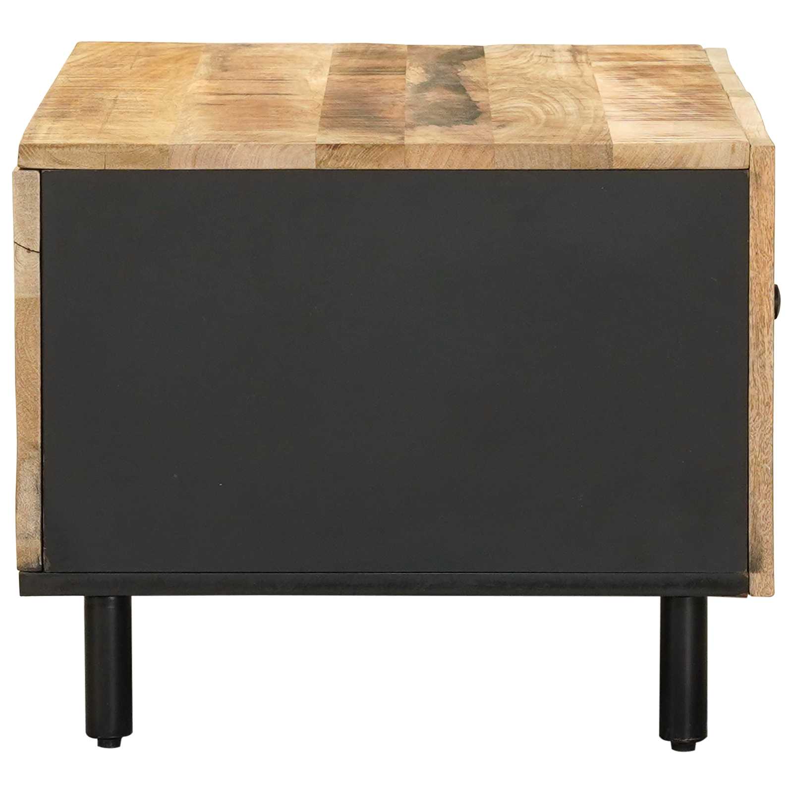 Table basse Naturel 80 x 50 x 40 cm Bois de mangue massif