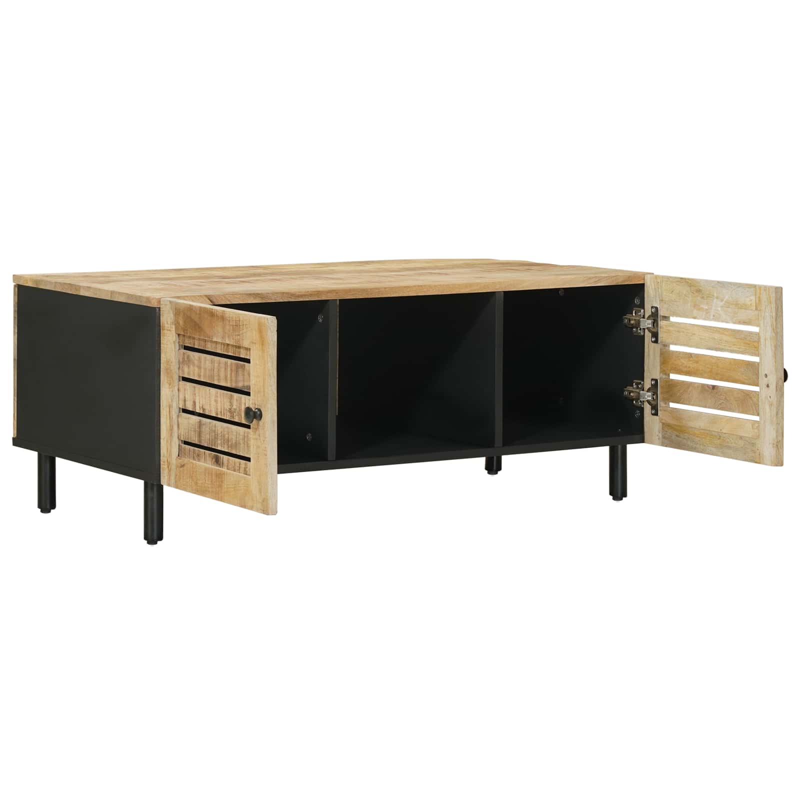Table basse Naturel 100 x 54 x 40 cm Bois de mangue massif