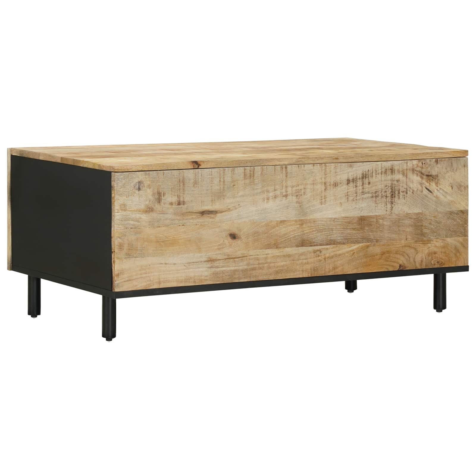 Table basse Naturel 100 x 54 x 40 cm Bois de mangue massif