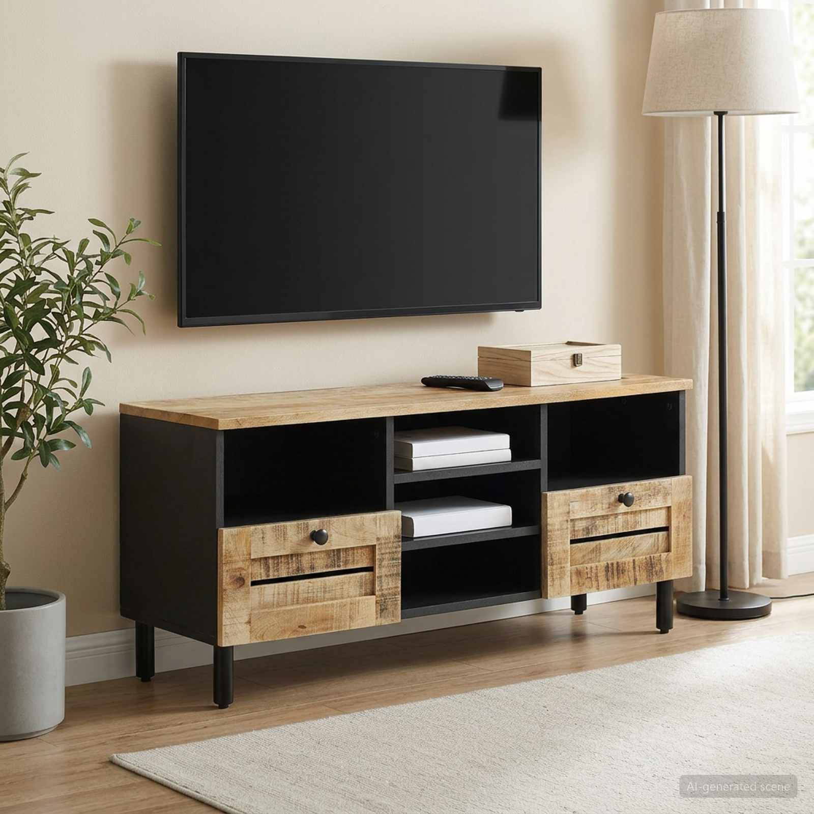 Armoires de rangement Naturel 100 x 33 x 46 cm
