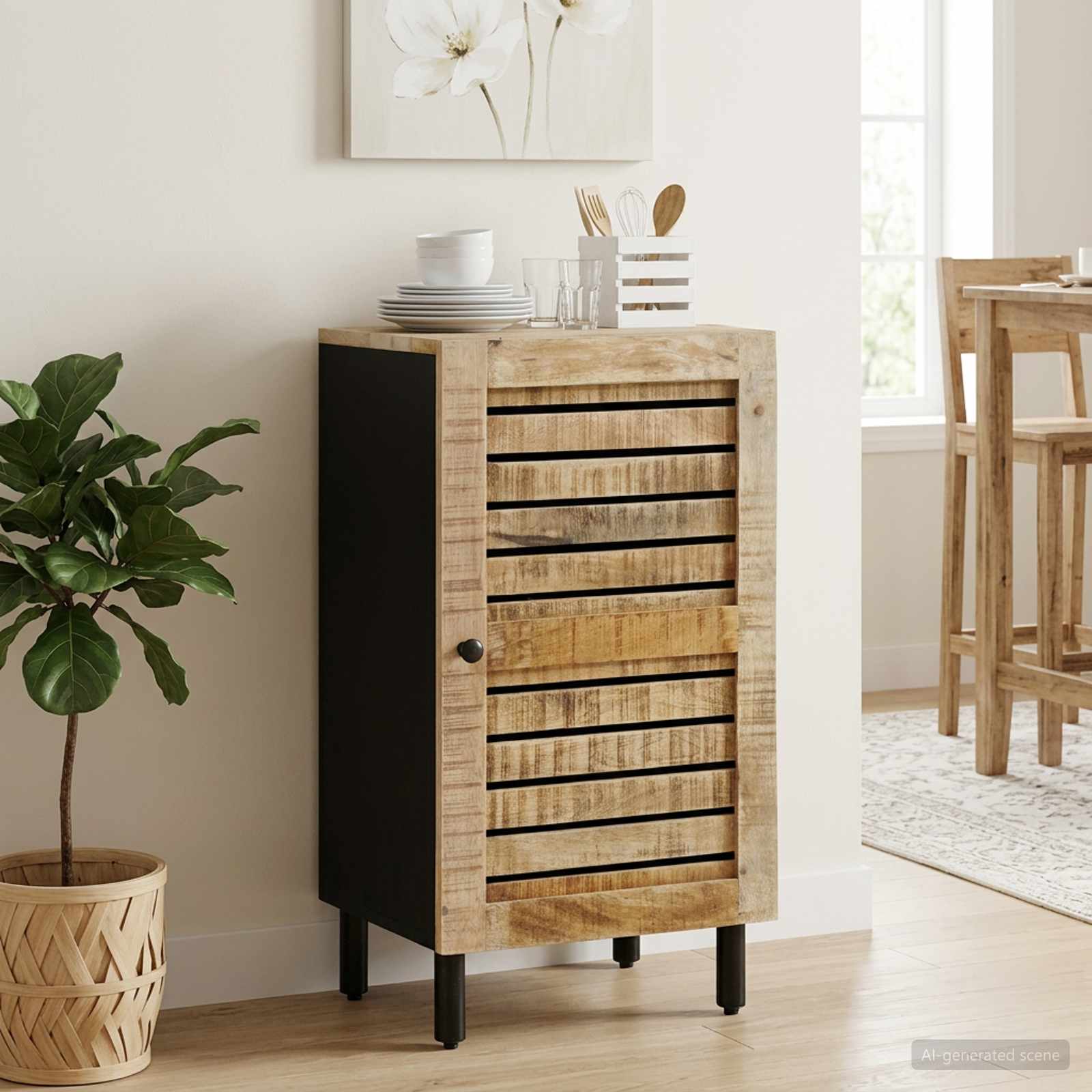 Armoire de rangement Naturel 40 x 33 x 75 cm