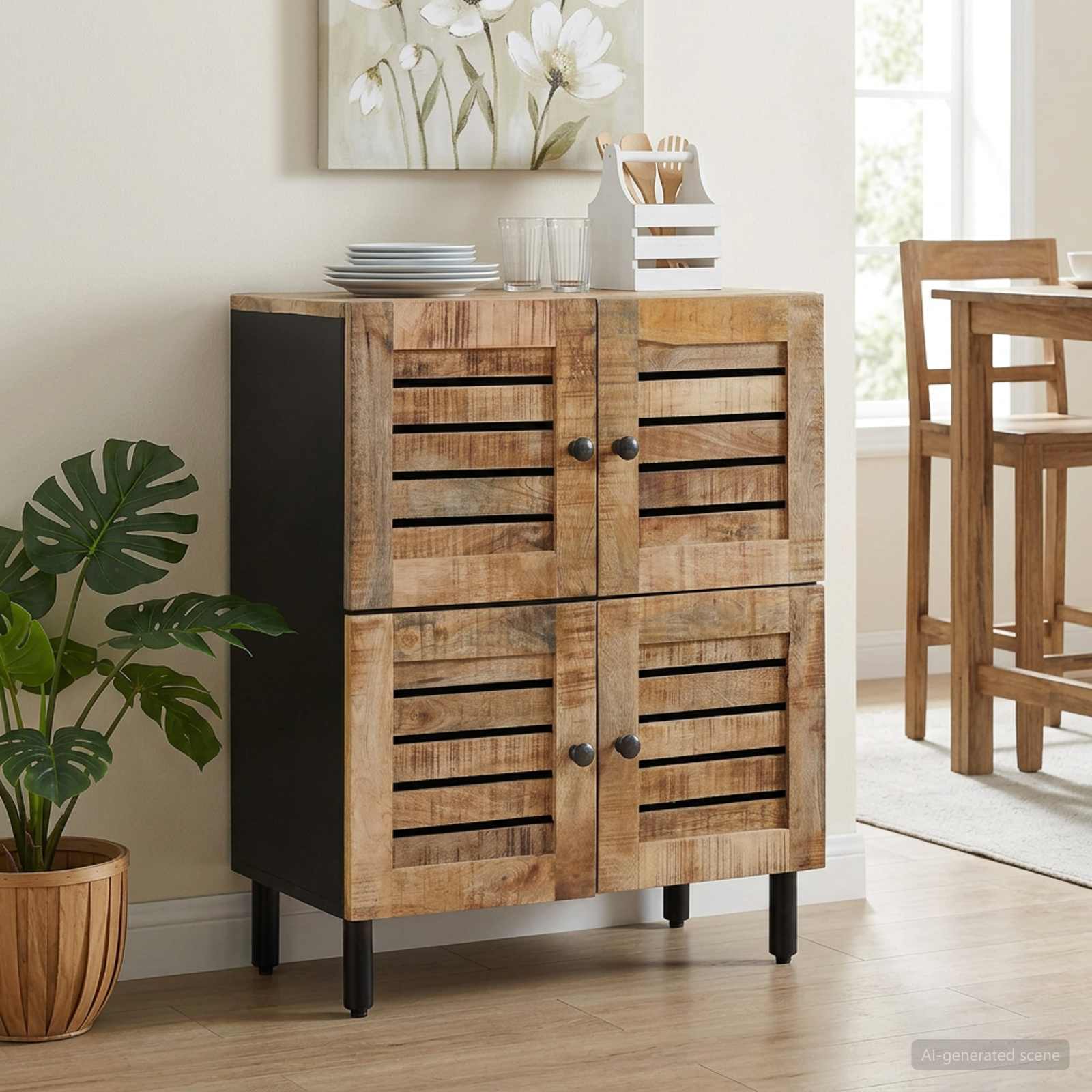 Armoires de rangement Naturel 60 x 33 x 75 cm