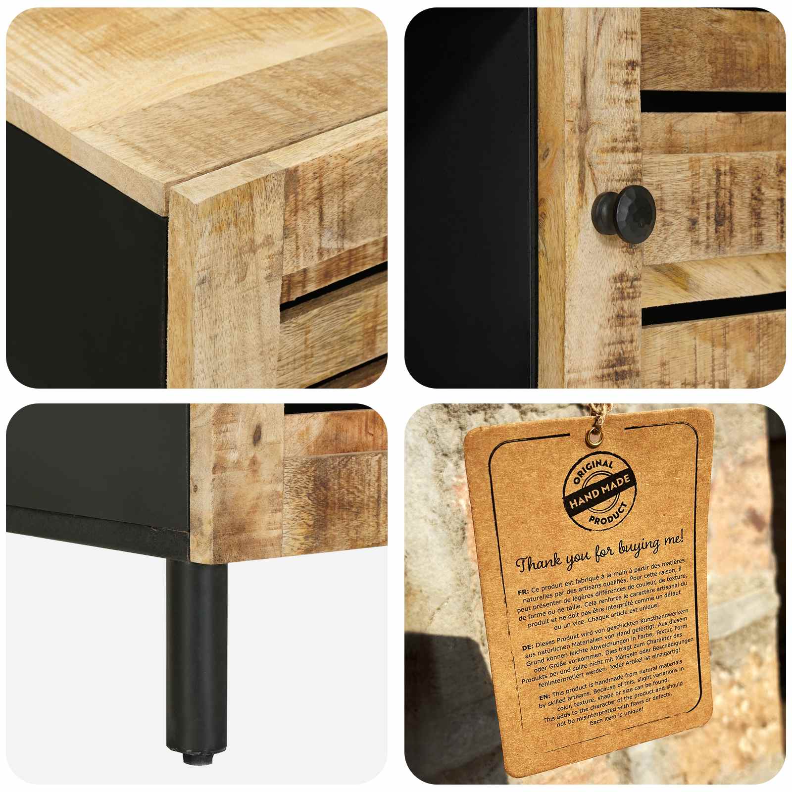Armoires de rangement Naturel 90 x 33 x 75 cm