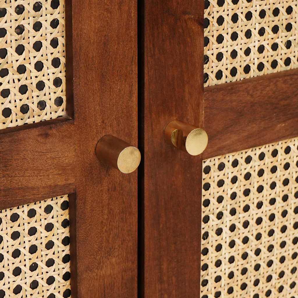 Buffet Marron 60 x 33.5 x 75 cm bois de manguier massif