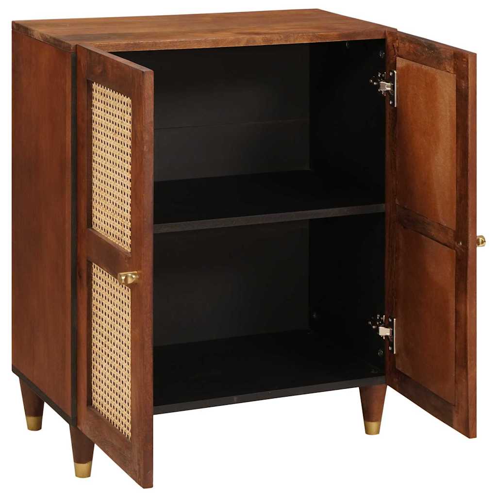 Buffet Marron 60 x 33.5 x 75 cm bois de manguier massif