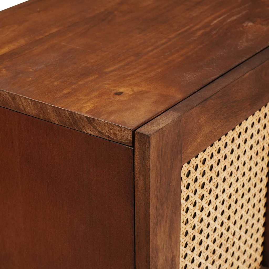 Buffet Marron 60 x 33.5 x 75 cm Rotin et bois de mango massif - XIOS