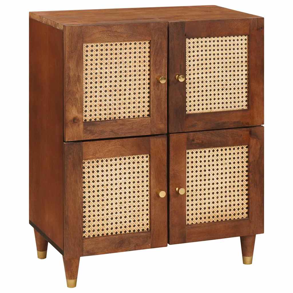 Buffet Marron 60 x 33.5 x 75 cm Rotin et bois de mango massif - XIOS