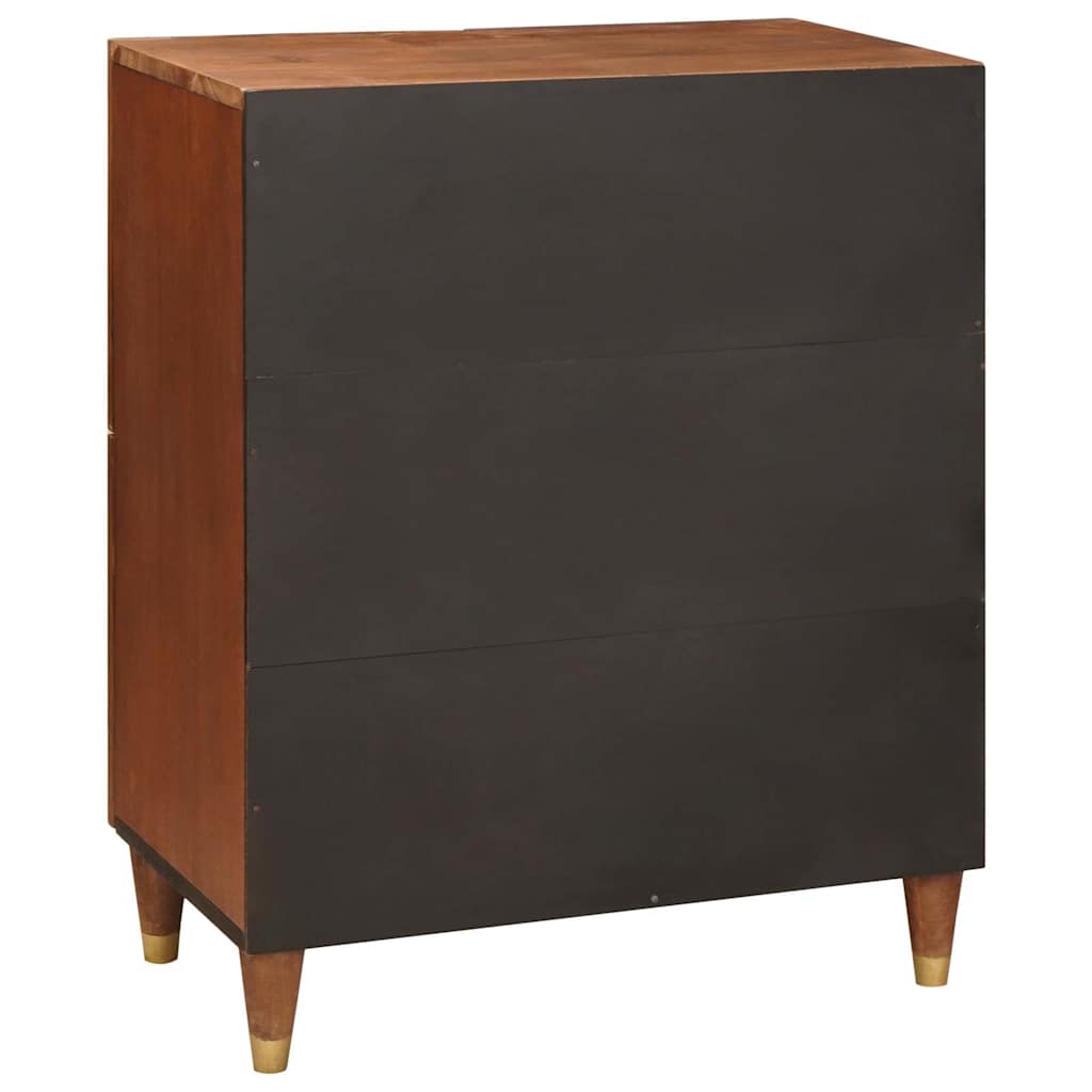 Buffet Marron 60 x 33.5 x 75 cm Rotin et bois de mango massif - XIOS