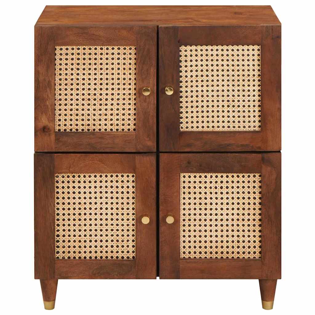 Buffet Marron 60 x 33.5 x 75 cm Rotin et bois de mango massif - XIOS