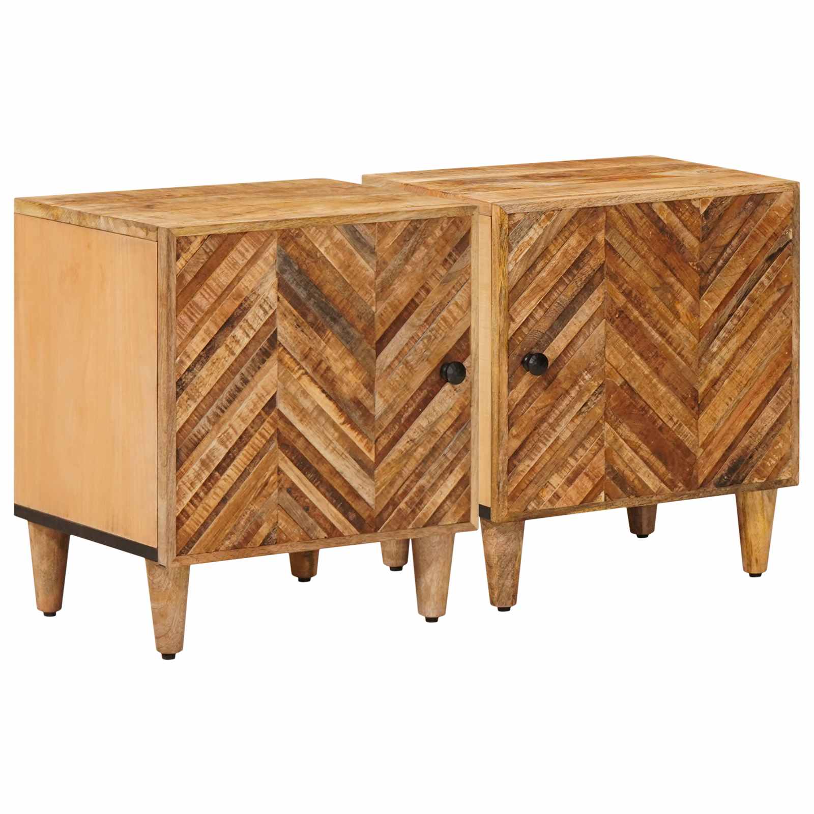 Table de chevet 2 pcs Marron 40 x 33,5 x 46 cm - XIOS