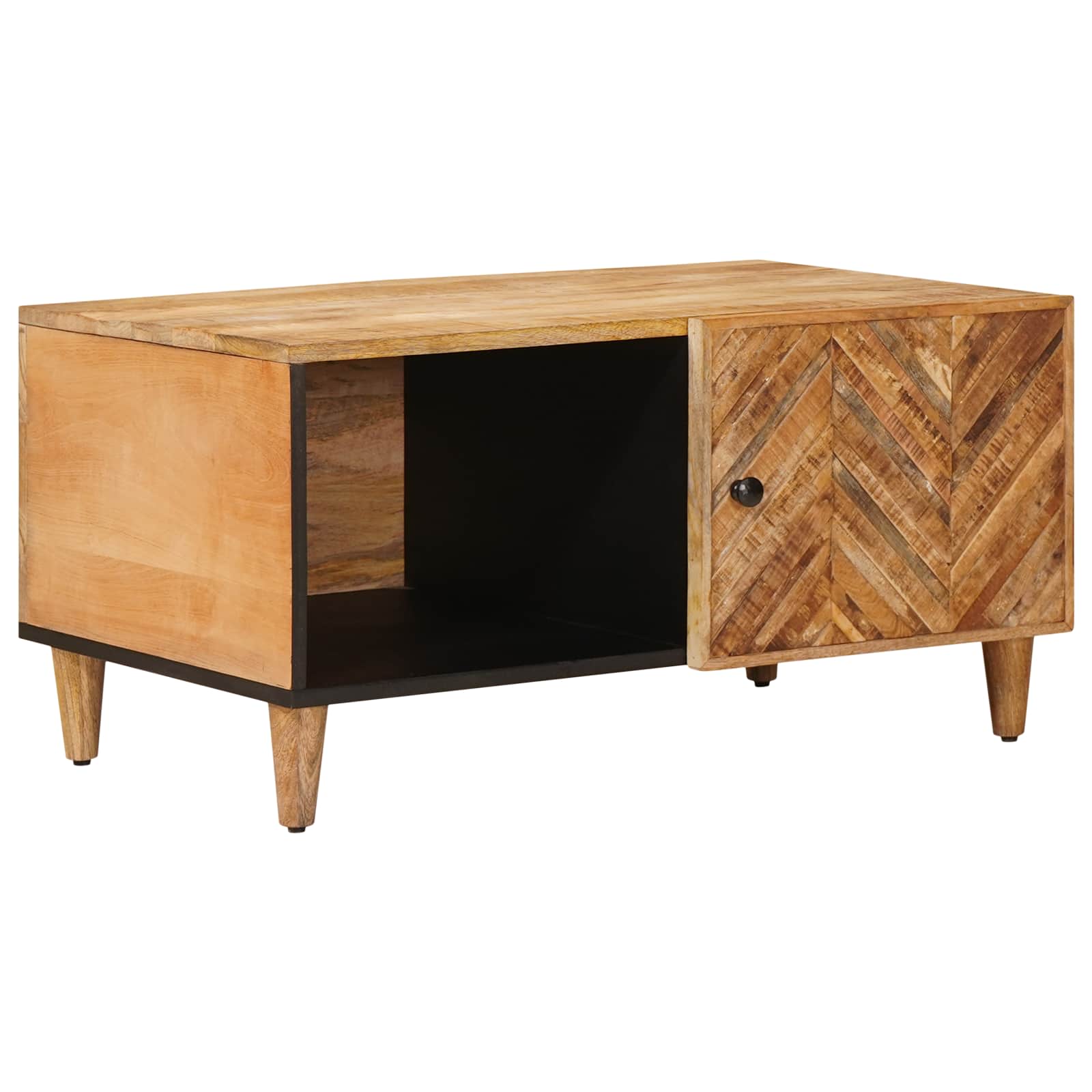 Table basse Marron 80 x 50 x 40 cm Bois de mangue massif - XIOS