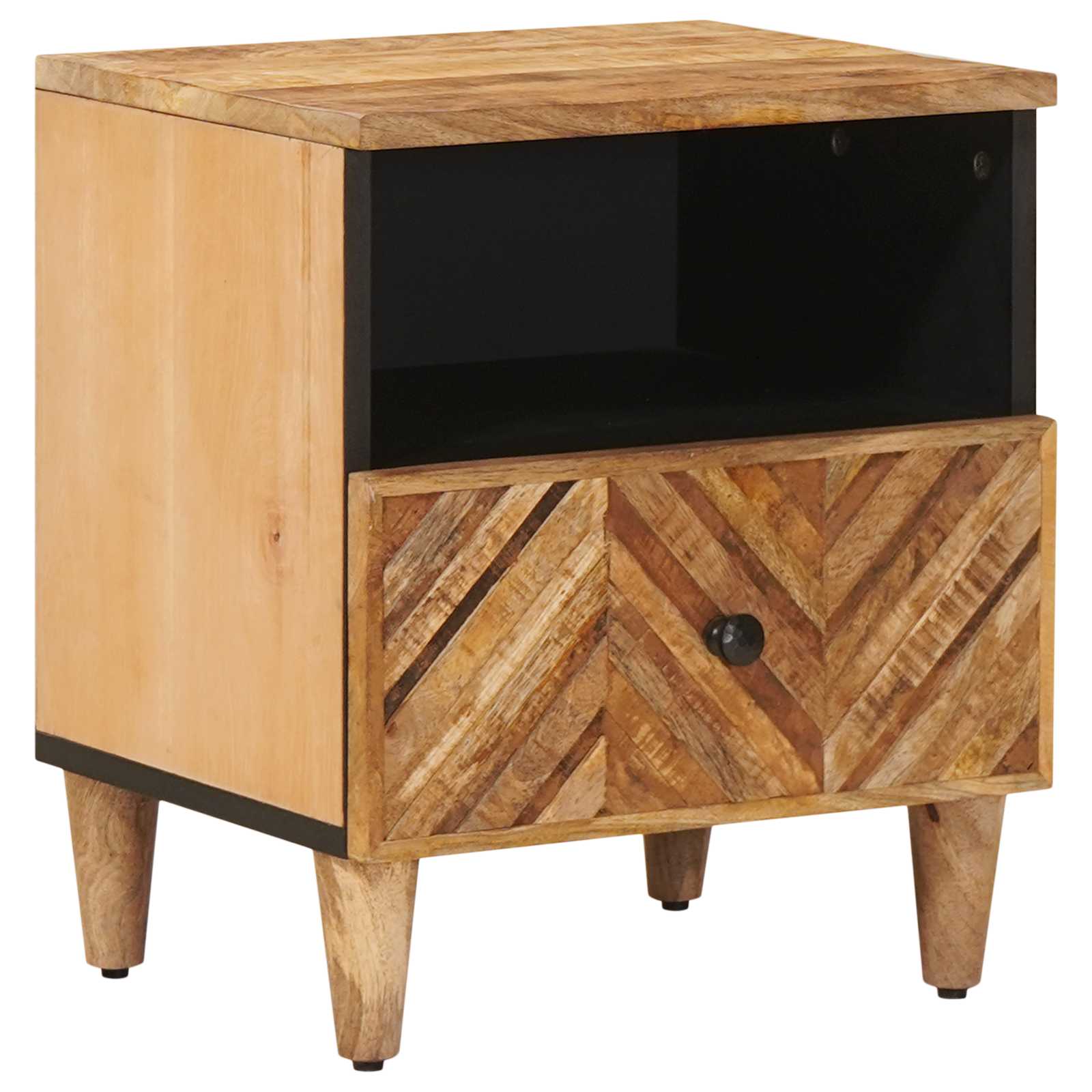 Table de chevet Marron 50 x 33 x 60 cm Bois de mangue massif - XIOS