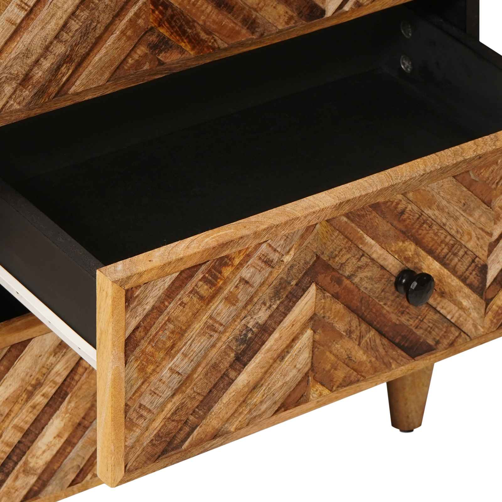 Table de chevet Marron 50 x 33 x 60 cm Bois de mangue massif - XIOS