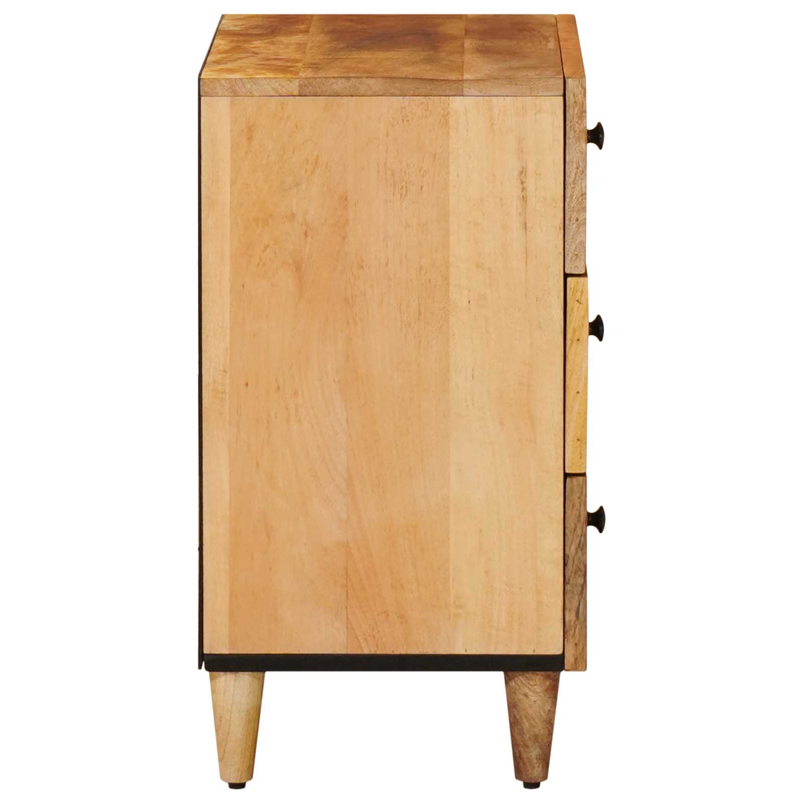 Table de chevet Marron 50 x 33 x 60 cm Bois de mangue massif - XIOS