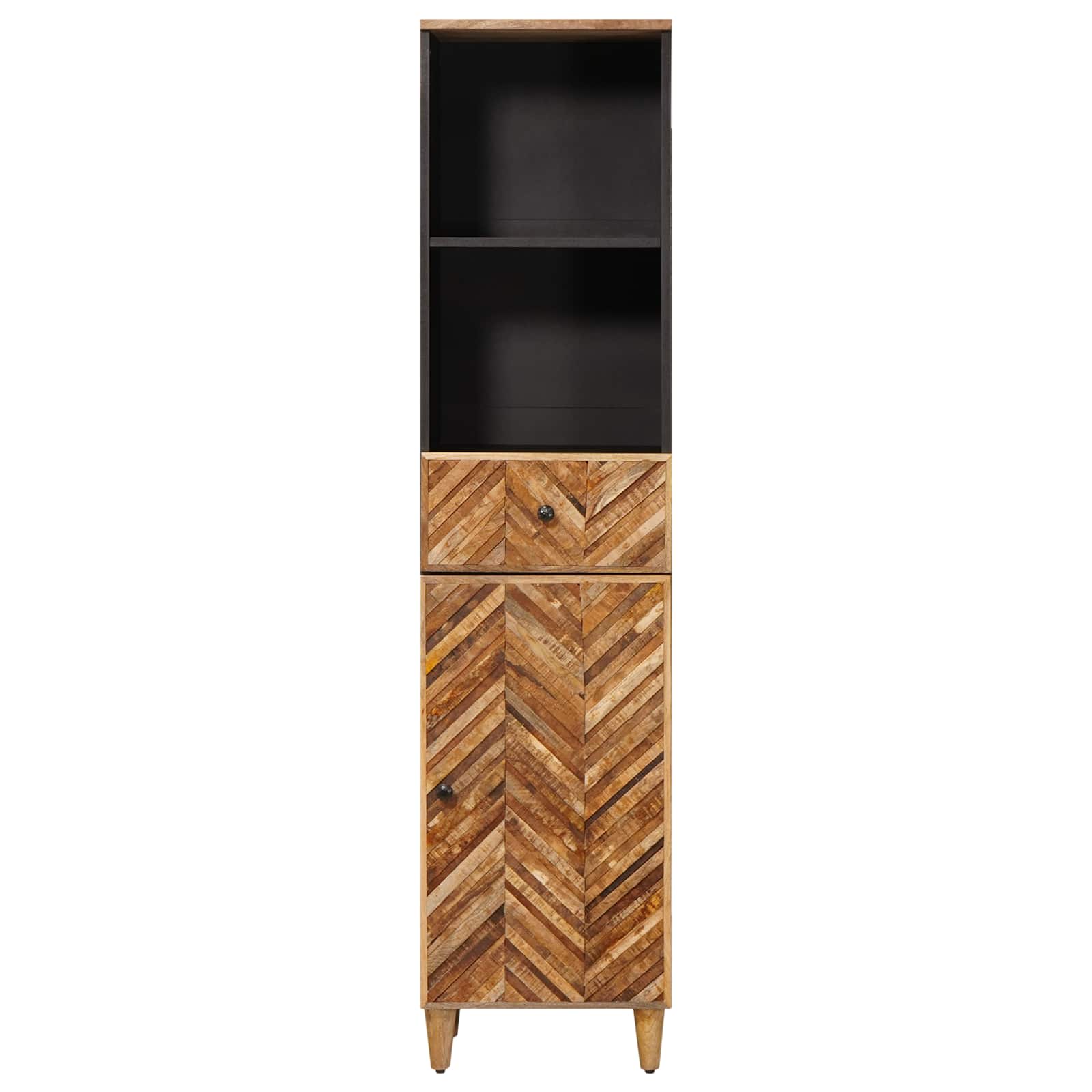 Cabinet de salle de bain avec tiroir Marron 38 x 33,5 x 160 cm