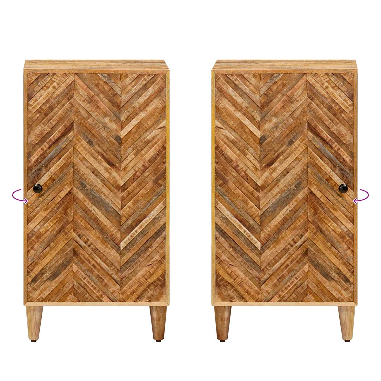 Armoires de rangement avec stockage Marron 40 x 33,5 x 75 cm - XIOS