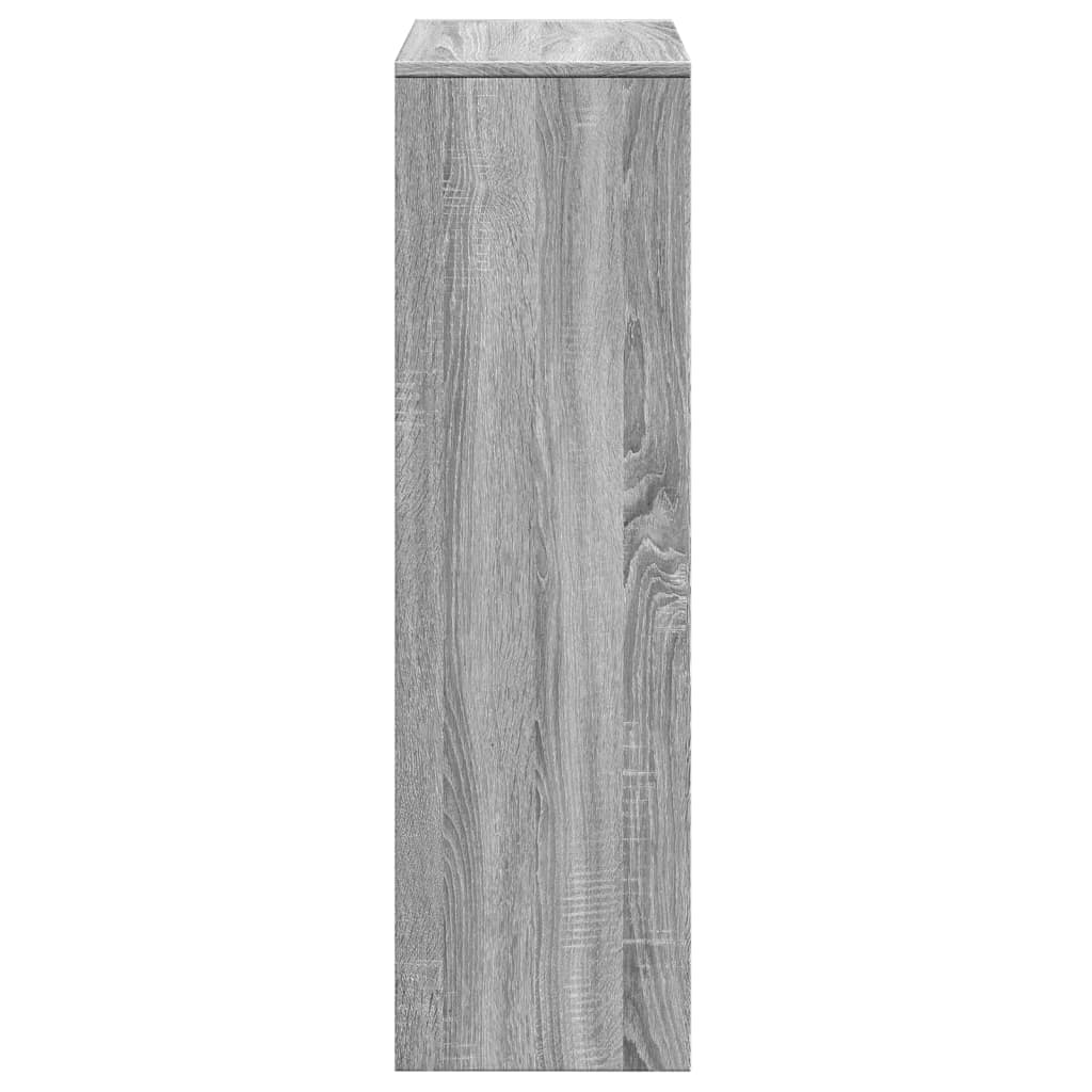 Étagère séparatrice de pièce à 3 niveaux sonoma gris 99x29x99cm - XIOS