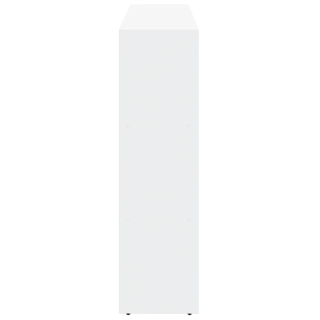 Étagère séparatrice de pièce à 3 niveaux blanc 137,5x29x103,5cm - XIOS