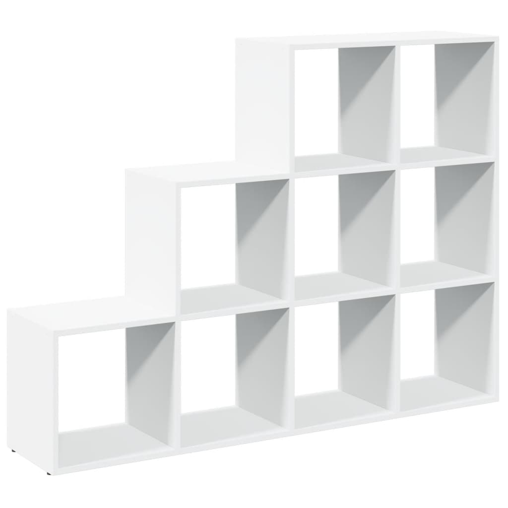 Étagère séparatrice de pièce à 3 niveaux blanc 137,5x29x103,5cm - XIOS