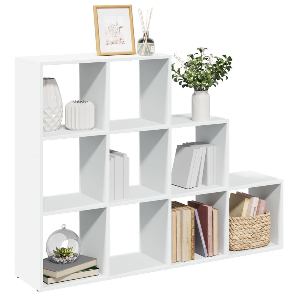 Étagère séparatrice de pièce à 3 niveaux blanc 137,5x29x103,5cm - XIOS