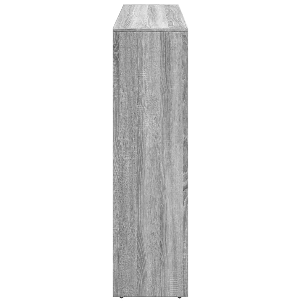 Étagère séparatrice de pièce 3 niveaux sonoma gris - XIOS